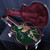 Used Gretsch 6196 TCG Semi-Hollow Electric Guitar Green 6-String 40123-S000127924 View 10