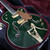 Used Gretsch 6196 TCG Semi-Hollow Electric Guitar Green 6-String 40123-S000127924 View 11