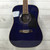 Used Oscar Schmidt OG2TBL Laminate Top Acoustic Guitar Blue 40051-S000114029 View 1