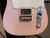 Used LsL BAD BONE 2 T Type Electric Guitar Pink 6-String 40085-S000104790 View 3