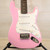 Used Squier MINI STRAT Electric Guitar Pink 6-String 41108-S000060556 View 2