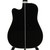 Used Takamine EF381SC Solid Top Acoustic Guitar Black View 4