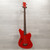 Used Charvel 425 SL Surfcaster Acoustic Bass Guitar Red As Is 40015-S000324541 View 4