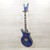 Used Dean Cadillac Left Handed Electric Guitar Blue 40015-S000324597 View 6