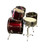 Used Pearl 5 PC SET W/HDW Drum Kit Red 22" Kick Drum 41136-S000151079 View 5
