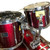 Used Pearl 5 PC SET W/HDW Drum Kit Red 22" Kick Drum 41136-S000151079 View 7