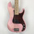 Used SOLO PBSK-10 DIY BASS KIT P Type Bass Guitar Pink 4-String 41124-S000202386 View 1
