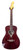Used Fender ALKALINE TRIO MALIBU Solid Top Acoustic Guitar Red 41124-S000202472 View 1
