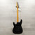 Used Schecter MV-6 Double Cut Electric Guitar Black 40015-S000324882 View 3