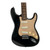 Used Squier SE Strat Electric Guitar Black 6-String 41117-S000049648 View 1
