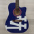 Used Woodrow Los Angeles Dodgers Laminate Top Acoustic Guitar Blue 40015-S000325479 View 1