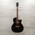 Used Washburn WCG18CE Solid Top Acoustic Guitar Black 40015-S000325687 View 4