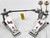 Used Axis LONGBOARD DOUBLE KICK PEDAL Kick Drum Pedal 41124-S000203029 View 1