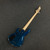 Used LTD B-155 DX J Type Bass Guitar Blue 5-String 40111-S000186167 View 5