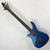 Used Rogue SERIES III LEFTY BASS Bass Guitar Blue 4-String 41124-S000203168 View 4