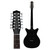 New - DANELECTRO 59 12 STRING BLACK 40087-GU4-12SDC-BLK View 2