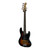 Used Squier Affinity Jazz Bass V Guitar Sunburst 5-String *AS-IS* 41117-S000050090 View 4