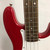 Used Squier MINI P BASS P Type Bass Guitar Red 4-String 41128-S000105012 View 3