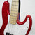 Used G&L Custom JB With EMGs And Plek Setup Red White and Blue Bass 40042-S000256884 View 6
