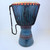New 11.5" African Hand-Carved Goat Skin Djembe Teal Hand Drum 41121-S000050589 View 5
