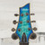 Used Schecter Omen Extreme Electric Guitar Blue 40015-S000326446 View 4