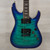 Used Schecter Omen Extreme Electric Guitar Blue 40015-S000326446 View 1
