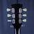 Used Hondo LP TYPE Vintage LP Type Electric Guitar Black 6-String 40123-S000129564 View 5