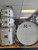 Used Rogers LONDON 4 PCK KIT Vintage Drum Shells and Hardware Silver/Gray 22" Kick Drum 41116-S000048030 View 1