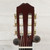 Used Burswood Classical Laminate Top Acoustic Guitar Natural 40015-S000326730 View 5