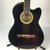 Used Lucero LCT-250CE/BK Laminate Top Acoustic Guitar Black 41110-S000069321 View 1
