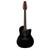 Used Ovation AB2412-5S Laminate Top Acoustic Guitar Black 41120-S000033482 View 2