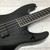 Used LTD Deluxe M-1004 Modern Metal Bass Guitar Black 40051-S000114844 View 6