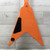 Used Hardluck Kings Outlaw V Style Electric Guitar Orange 40051-S000114858 View 3