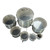 Vintage Tama Imperialstar 9 Piece Drum Shell Kit Silver/gray 41117-S000050505 View 4