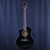 Used Taylor 214CE BLK LEFT HANDED ACOUSTIC ELECTRIC Solid Top Acoustic Guitar Black 40123-S000129861 View 2