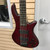 Used Schecter DIAMOND SERIES CUSTOM 5 Modern Metal Bass Guitar Red 5-String 41125-S000039032 View 1