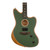 Used Fender Acoustasonic Player Jazzmaster Green 41117-S000050549 View 1