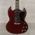 Used Gibson SG Standard Electric Guitar Red 40015-S000327048 View 1