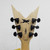 Used Dean Dime Razorback Pointy Electric Guitar Black  40042-S000257766 View 12