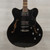 Used Hofner Very Thin Vct-vth-bk Semi-hollow Electric Guitar Black 40015-S000327119 View 1