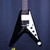 Used Epiphone FLYING V 1958 REISSUE Pointy Electric Guitar Black 6-String 40123-S000129946 View 3
