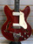 Used Vox SUPER LYNX DELUXE Vintage Semi-Hollow Electric Guitar Red 6-String 41123-S000110093 View 1