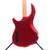 Used Dean EDGE 9 Bass Guitar Red 4-String View 4