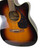 Used Yamaha FX335C AS-IS BAD PREAMP Laminate Top Acoustic Guitar Sunburst 41120-S000033664 View 5