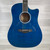 Used Taylor 610CE Acoustic Guitar - Blue - Case Included - Electronics Issue - Read Description 40112-S000178053 View 1