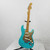 Used Fender Squier Strat Electric Guitar Blue 40042-S000258120 View 3