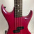 Used BC Rich BICH NJ SERIES IRIDESCENT Vintage Bass Guitar Pink 4-String 41128-S000105806 View 2