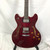 Used Washburn HB-30 Semi-Hollow Electric Guitar Red 6-String 41128-S000105808 View 1