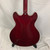 Used Washburn HB-30 Semi-Hollow Electric Guitar Red 6-String 41128-S000105808 View 4