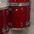 Used Ludwig 4pc Rocker Drum Shell Kit Red 40015-S000327772 View 3